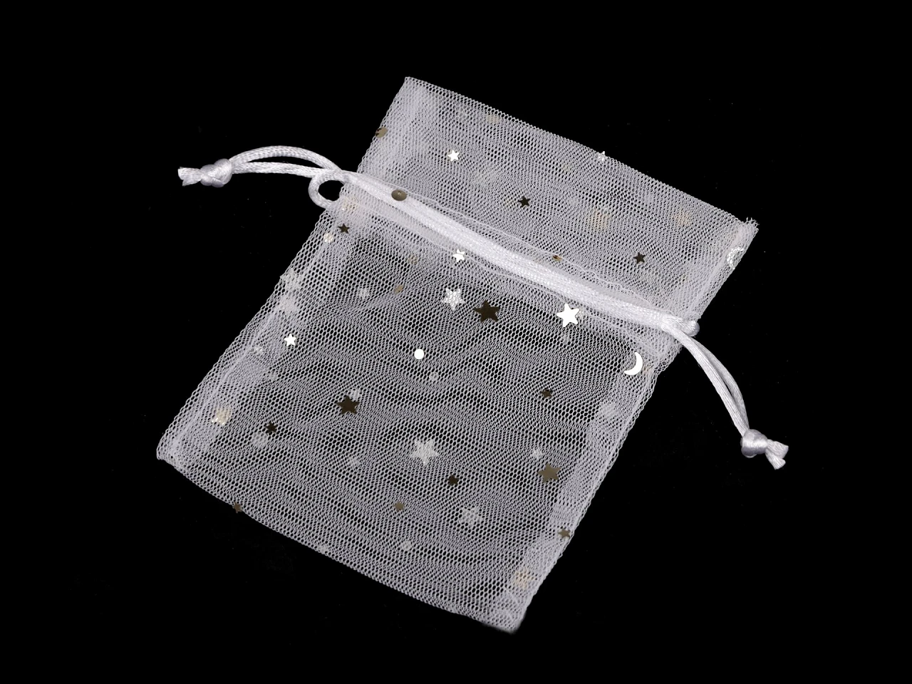 Darčekové vrecúško hviezda 10x13 cm tylové - 1 ks