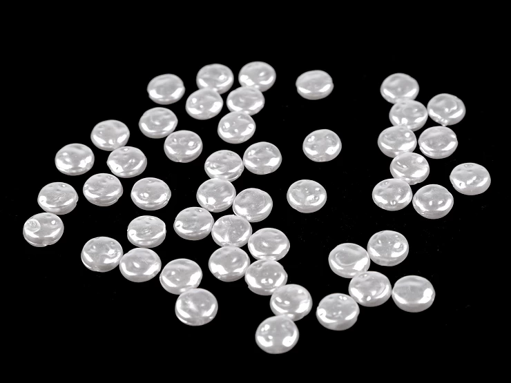 Plastové voskové korálky / perly Glance Ø8 mm - 10g