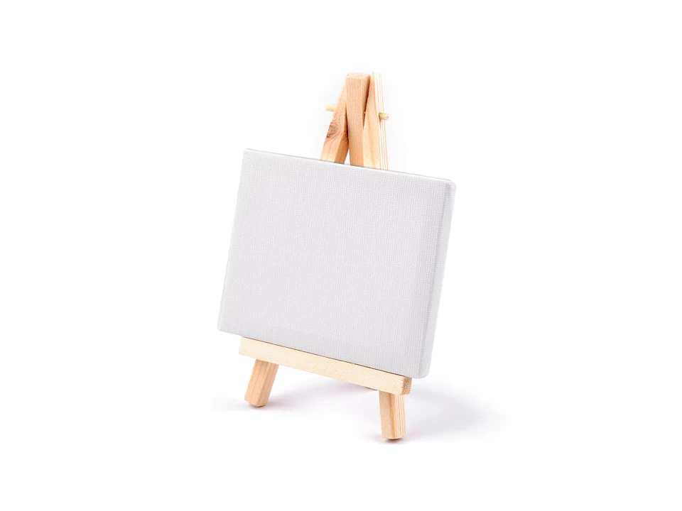 Mini maliarsky stojan s plátnom - 1ks