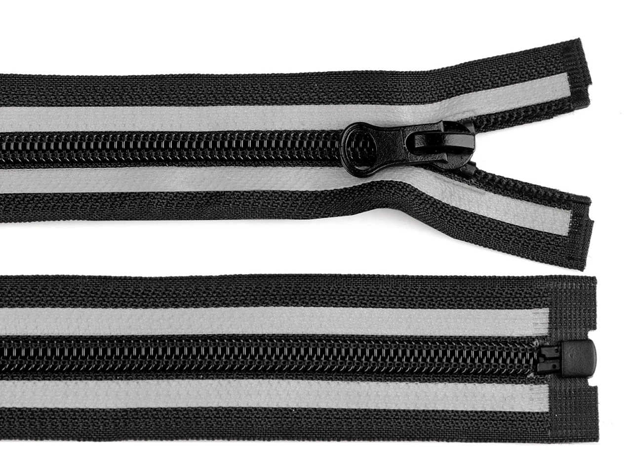 Zips špirálový No 5 reflexný dĺžka 70 cm