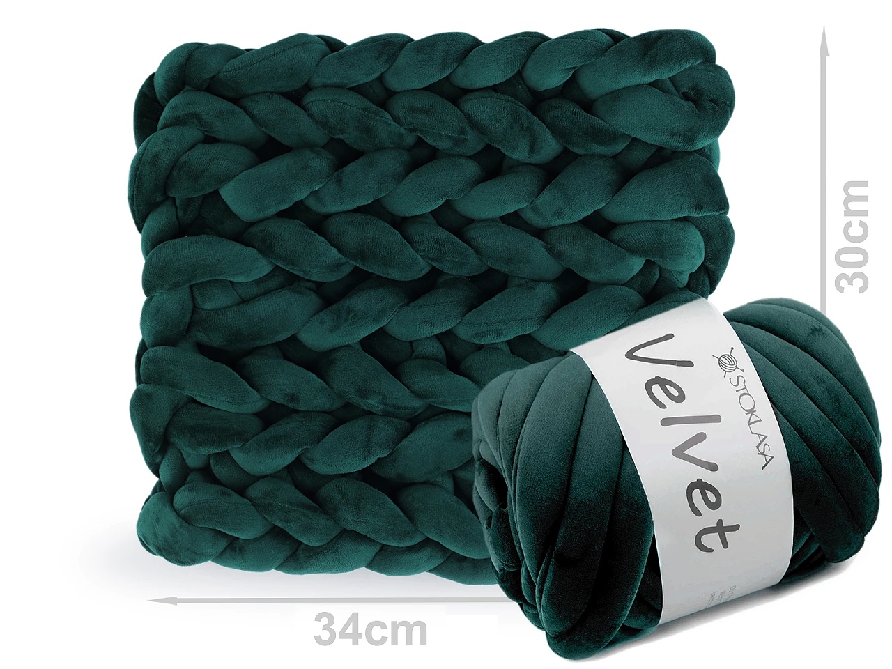 Priadza Marshmallow hrubá Velvet 500 g