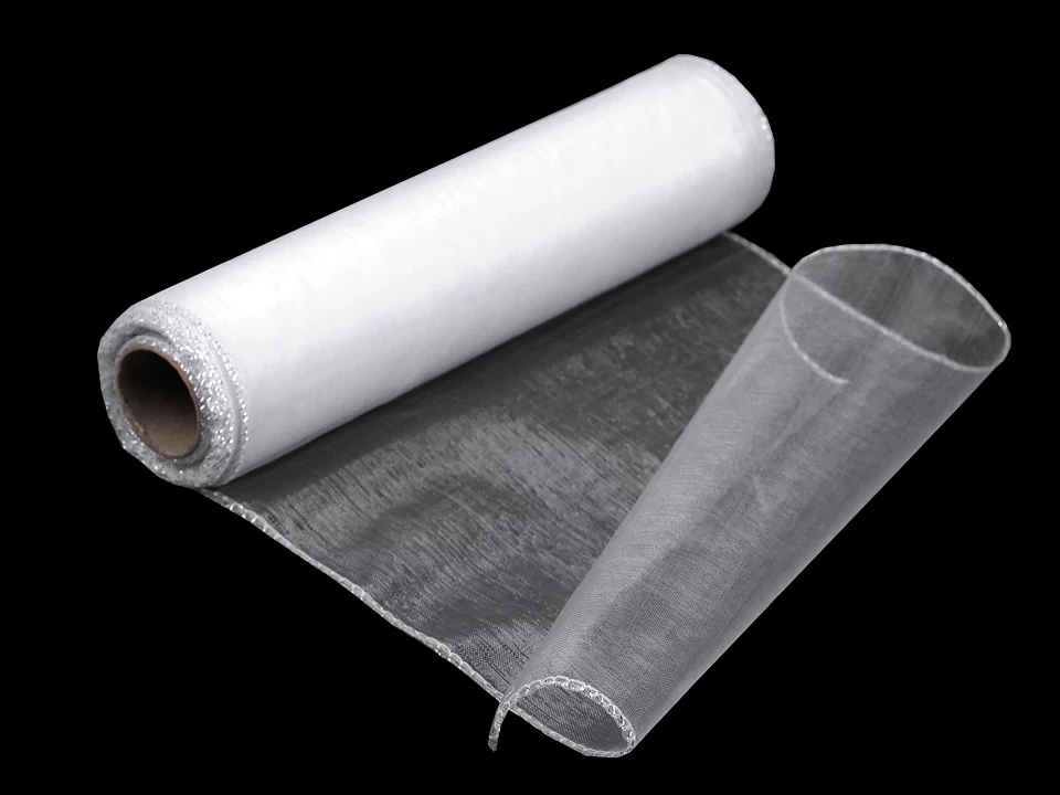 Organza šírka 21 cm- ZBYTOK 830cm!!!