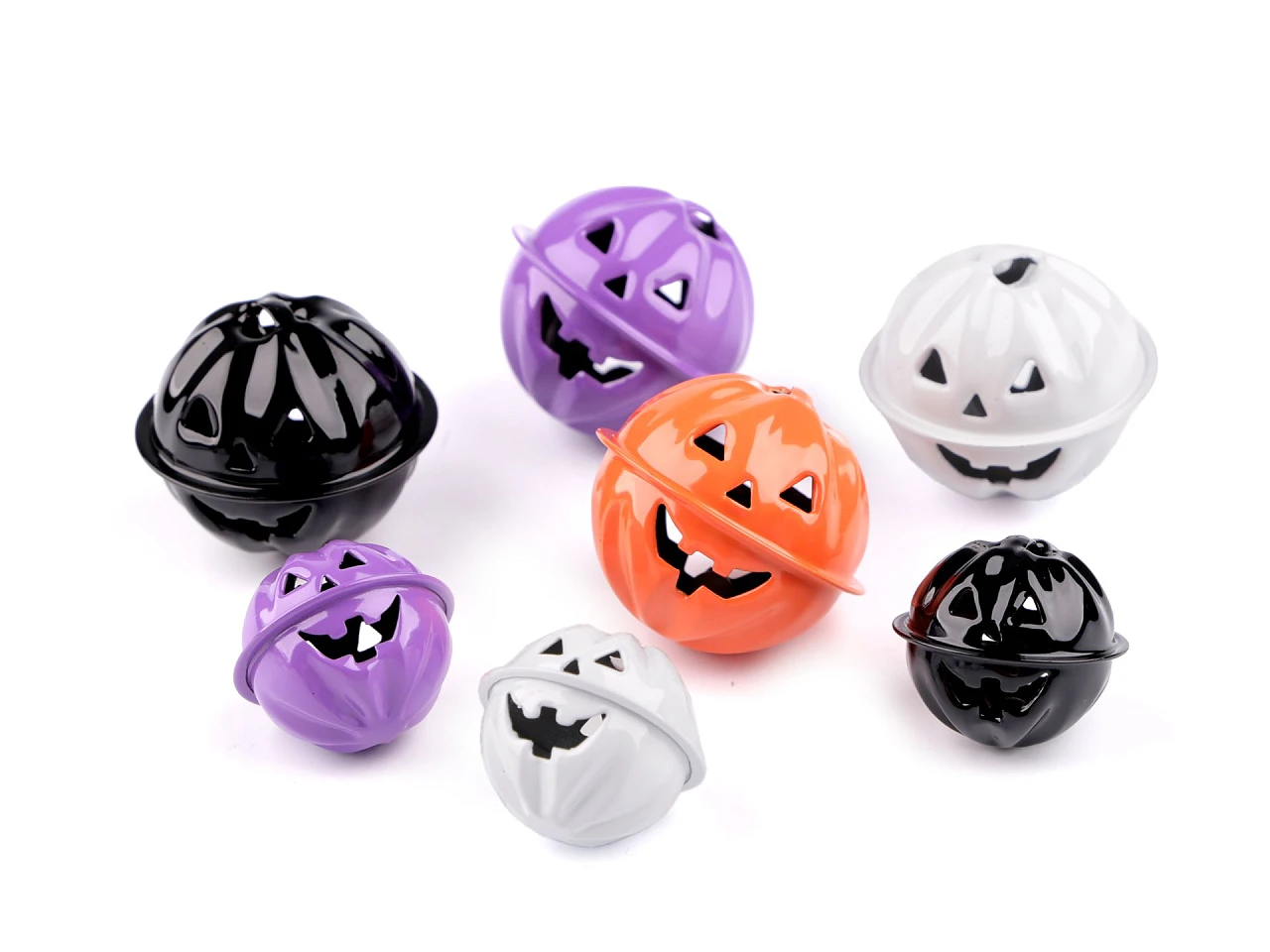 Rolnička tekvica halloween Ø40 mm- 2ks