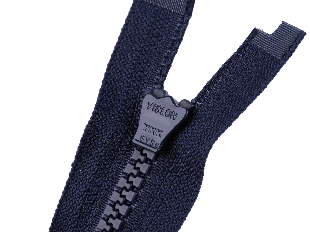 Kostený zips YKK No 5 dĺžka 65 cm bundový- 1ks