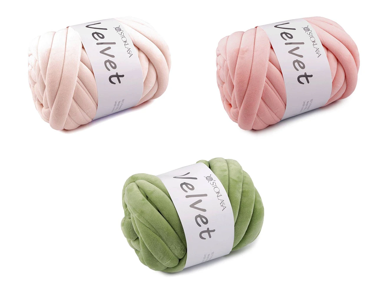 Priadza Marshmallow hrubá Velvet 500 g