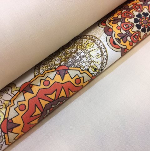 TELÍČKOVÁ BAVLNA IVORY- ZBYTOK 50x150cm!!!