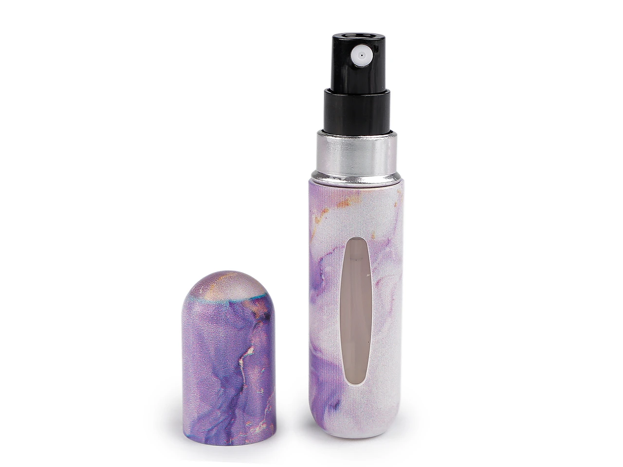 Cestovný plniteľný rozprašovač na parfum 8 cm- 1ks
