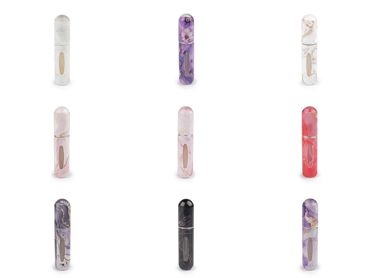 Cestovný plniteľný rozprašovač na parfum 8 cm- 1ks