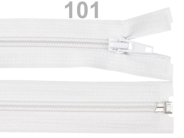 Špirálový zips šírka 5 mm dĺžka 45 cm bundový POL-1ks
