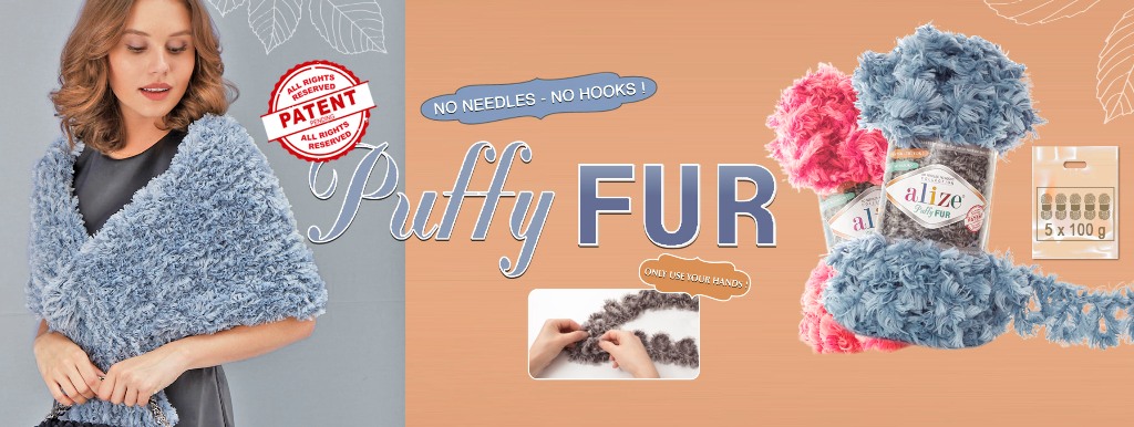 Pletacia priadza Alize Puffy Fur