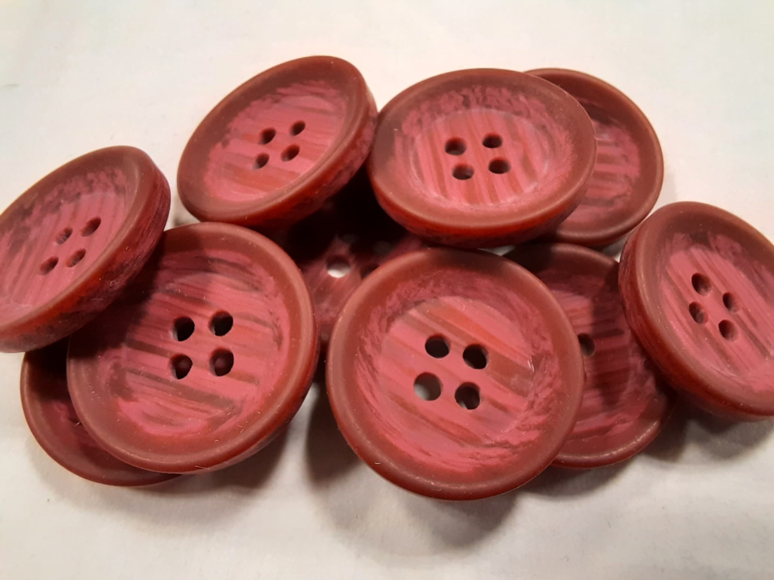 Gombík vzor drevo  Ø 26mm - 1 ks
