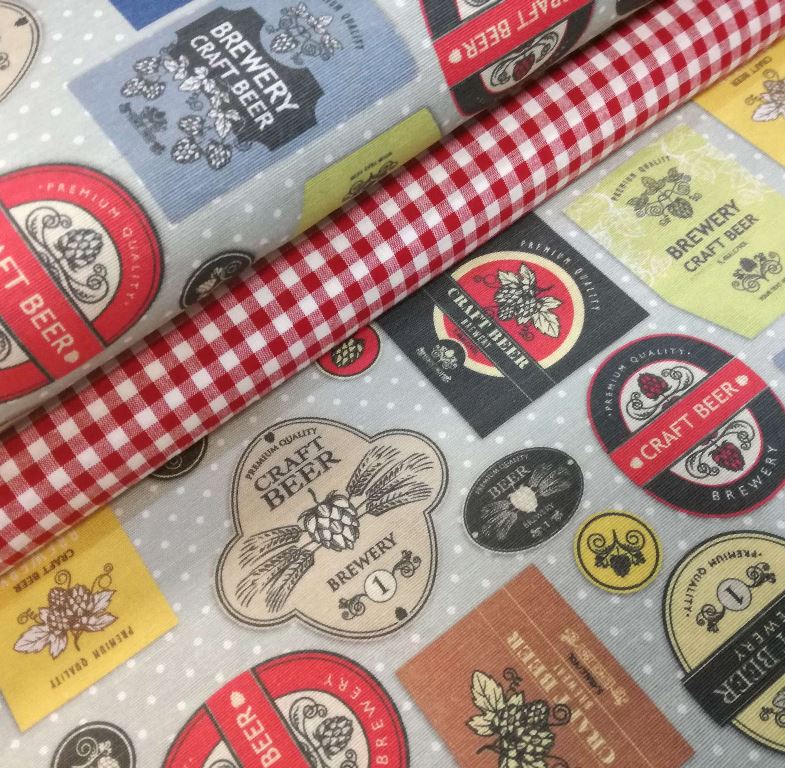 PIVNÉ ETIKETY CRAFT BEER NA ŠEDEJ POŤAHOVKE - MINIMÁLNY ODBER 1 meter!!!