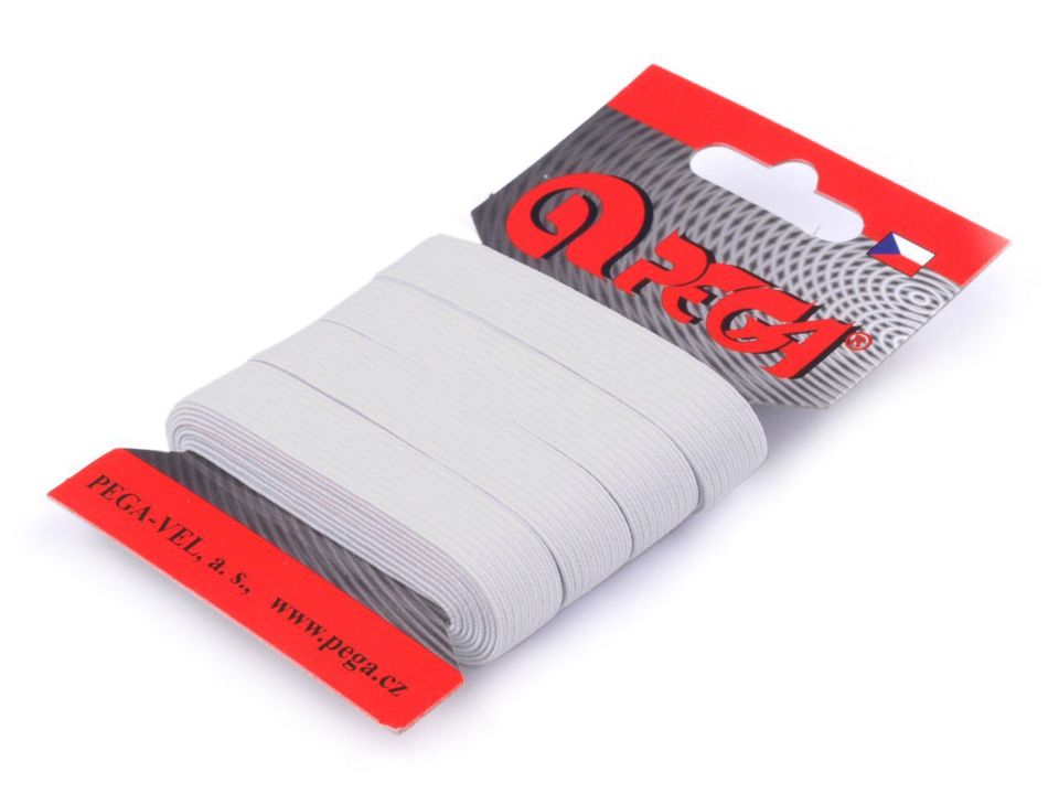 Bielizňová guma na karte šírka 11mm- 1 karta