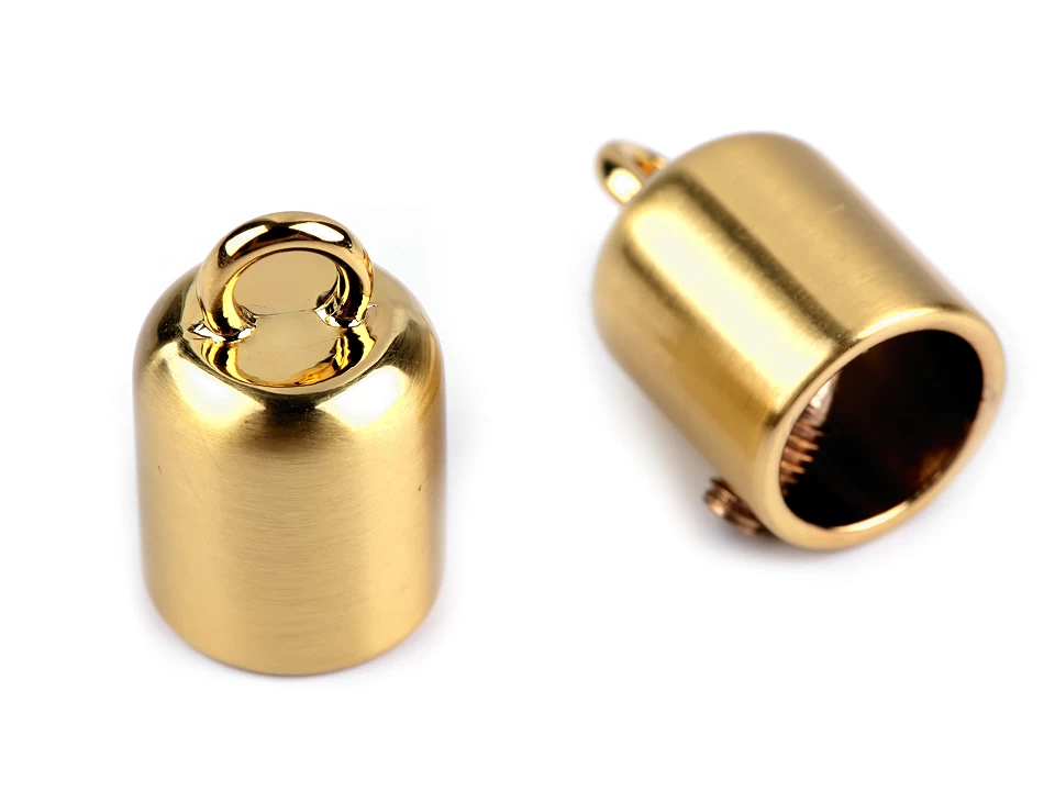 Kovová koncovka na šnúrky Ø9 mm - 2 ks
