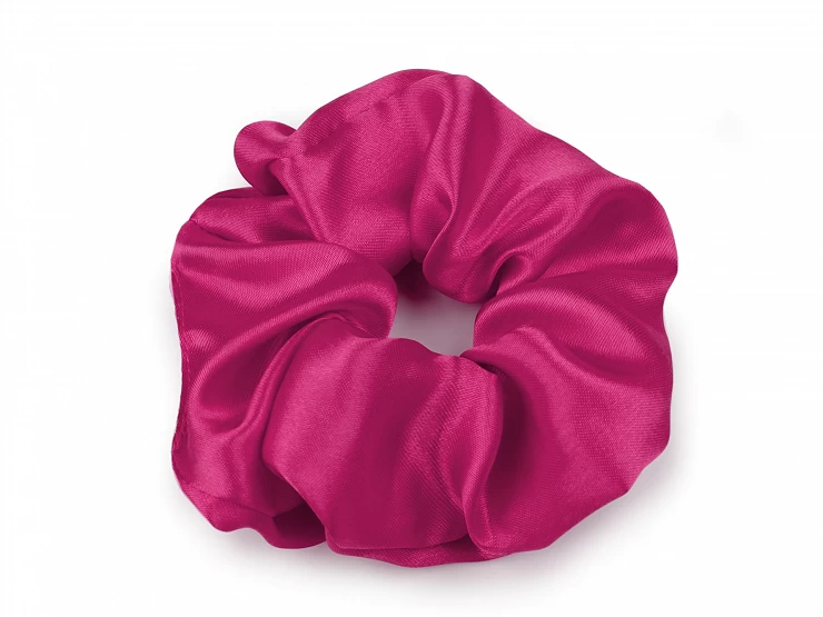 Saténová scrunchie gumička do vlasov - 1ks