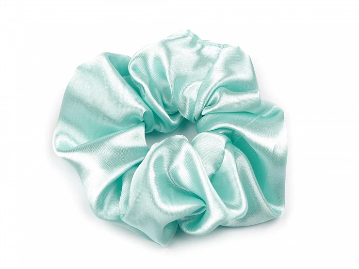 Saténová scrunchie gumička do vlasov - 1ks