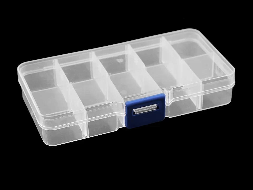 Plastový box / zásobník 6,8x12,7x2,2 cm-1ks