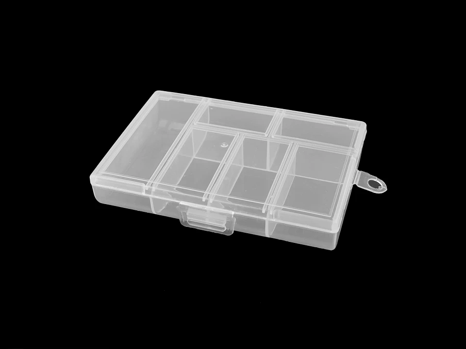 Plastový box / zásobník 8,5x12x2,5 cm-1ks