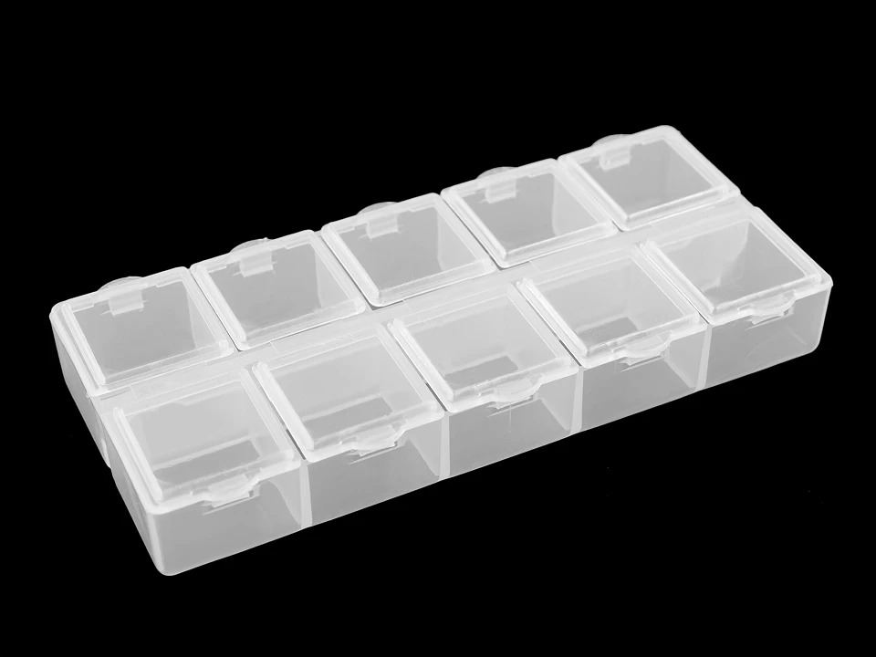 Plastový box / zásobník 6x13, 2x2 cm-1ks