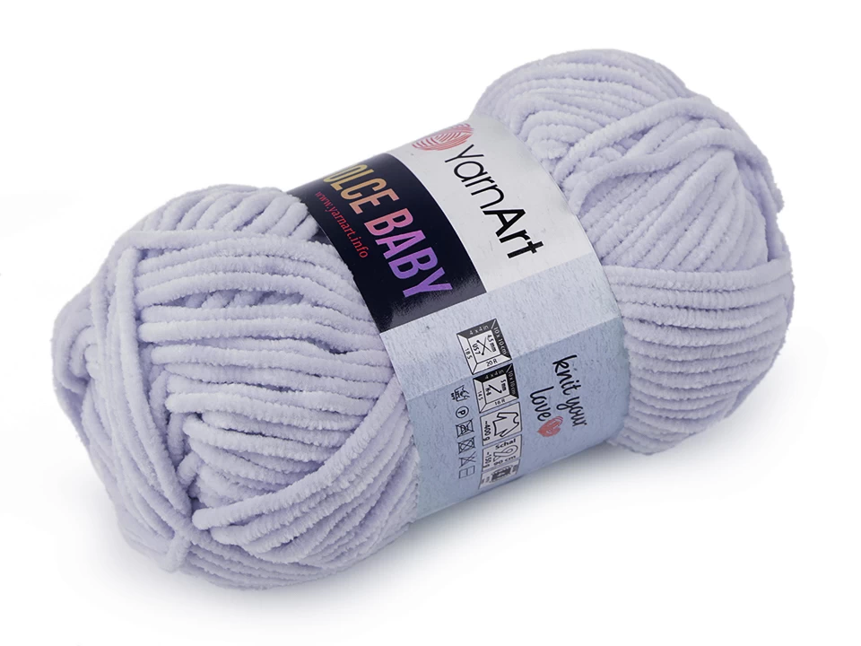 Pletacia ženilková priadza YarnArt Dolce Baby 50g