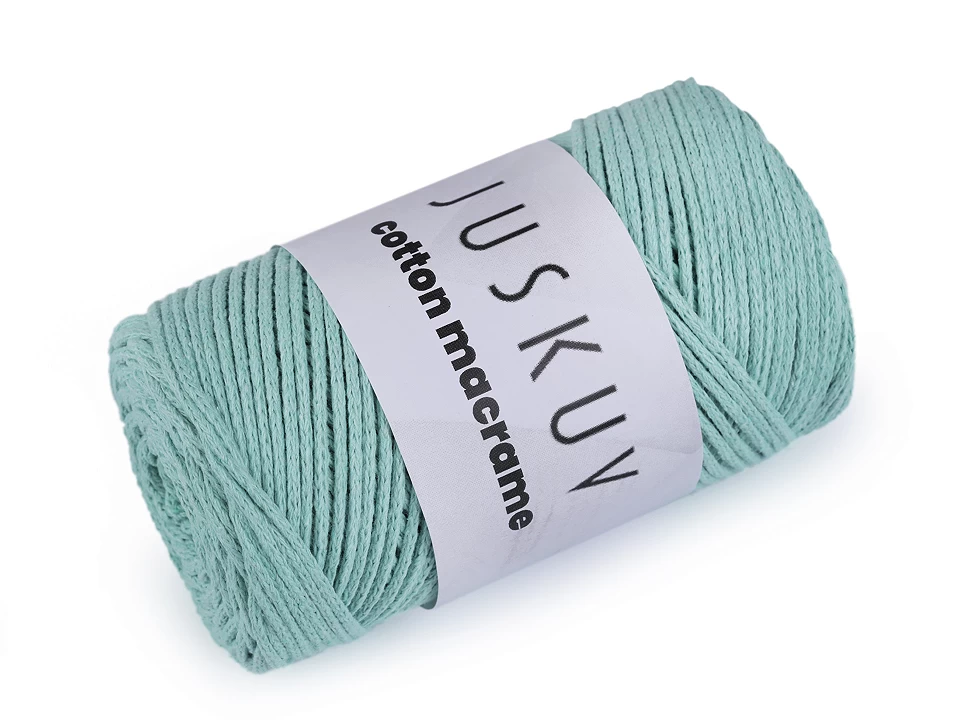 Bavlnená pletacia priadza Juskuv Cotton Macramé 250g