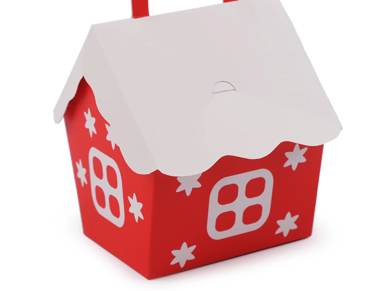  Vianočná darčeková krabička domček -2ks