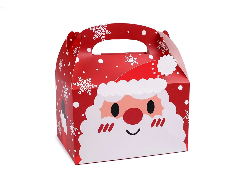 Vianočná darčeková krabička Mikuláš-1ks
