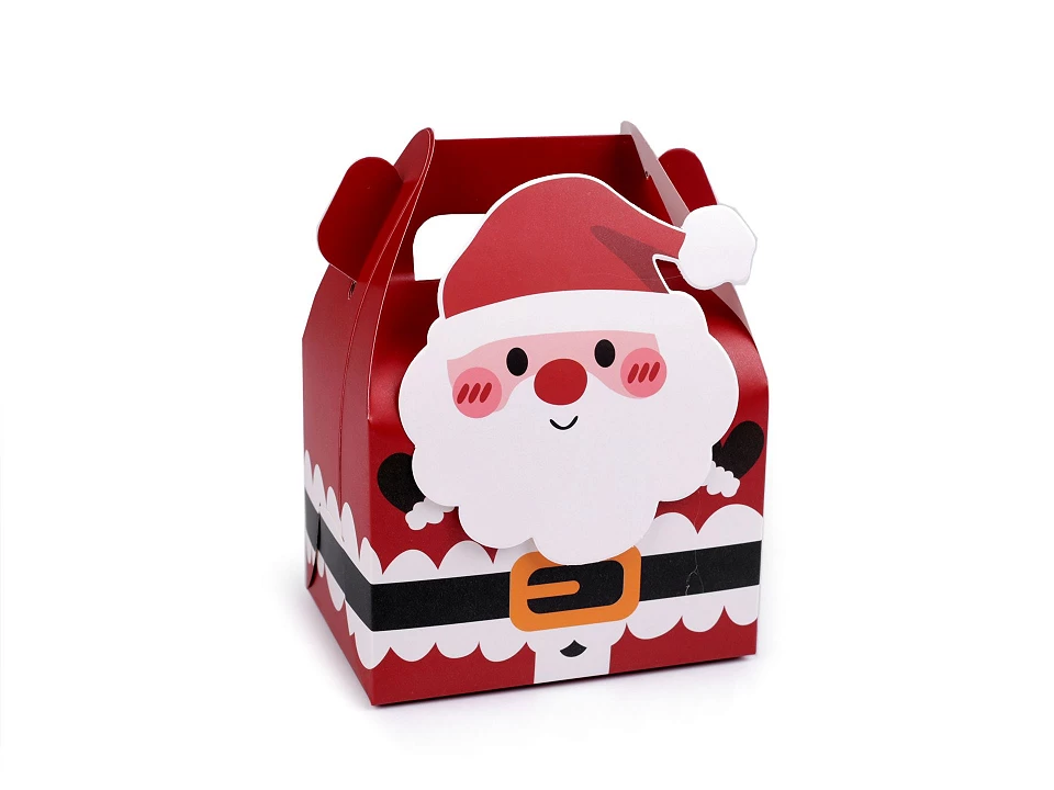 Vianočná darčeková krabička snehuliak-1ks