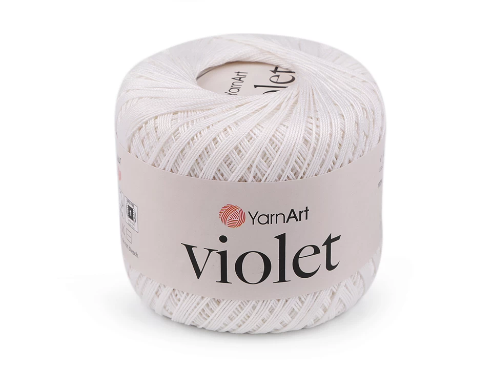 Bavlnená priadza háčkovacia YarnArt Violet 50g