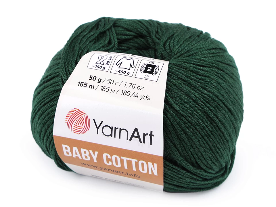 Pletacia priadza YarnArt Baby Cotton 50g