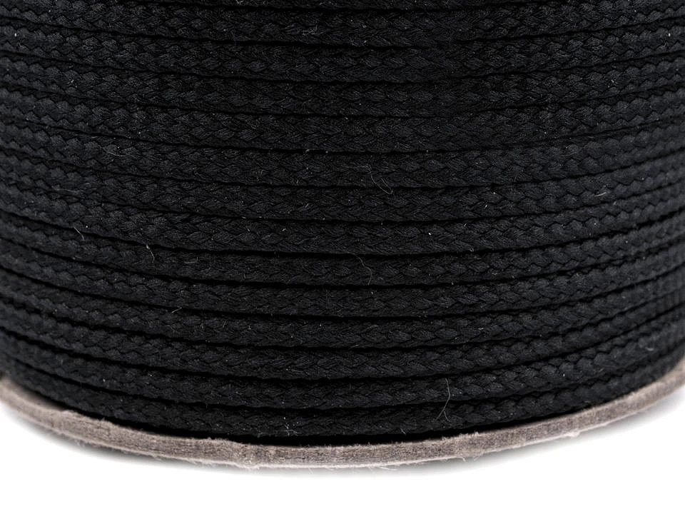 Odevná šnúra PES Ø4 mm - 10m