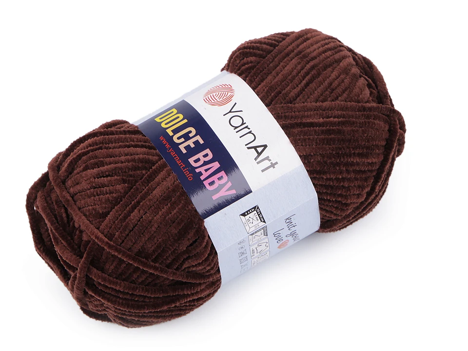 Pletacia ženilková priadza YarnArt Dolce Baby 50g