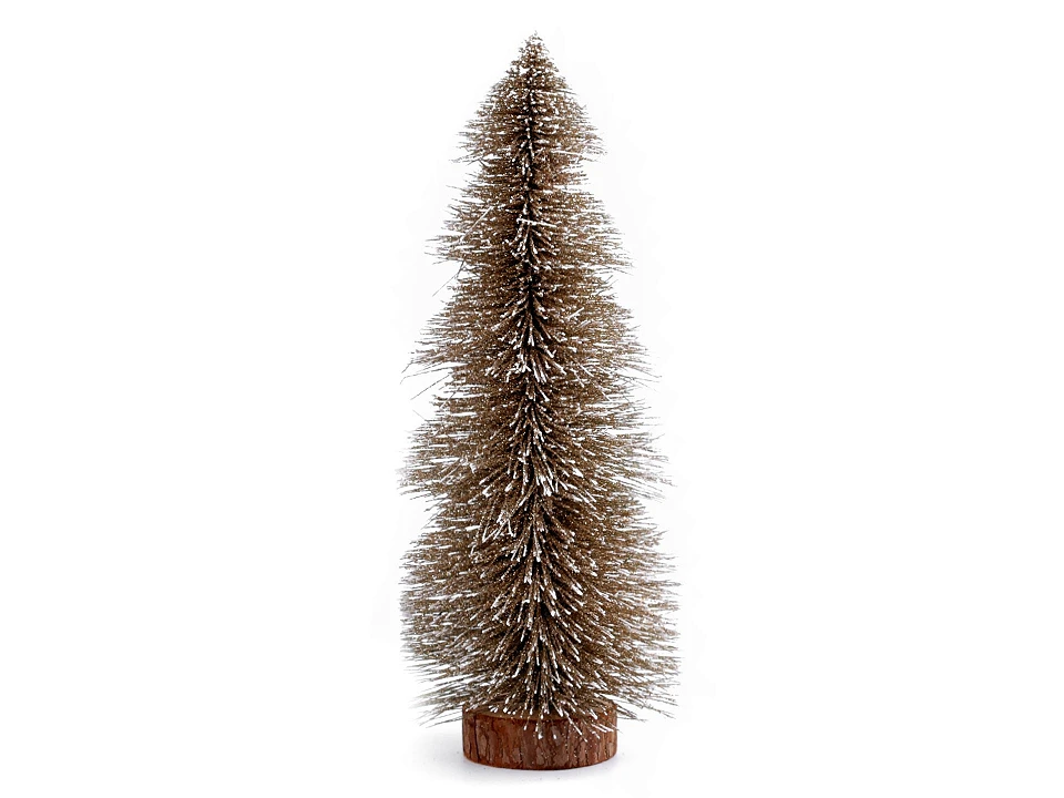Dekorácia vianočný stromček s glitrami-1ks