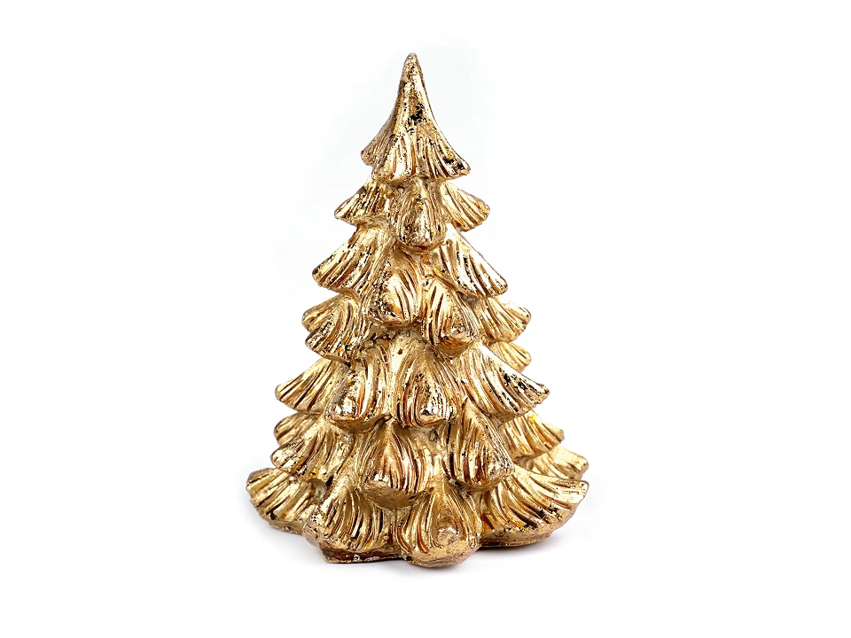 Dekorácia vianočný stromček s glitrami