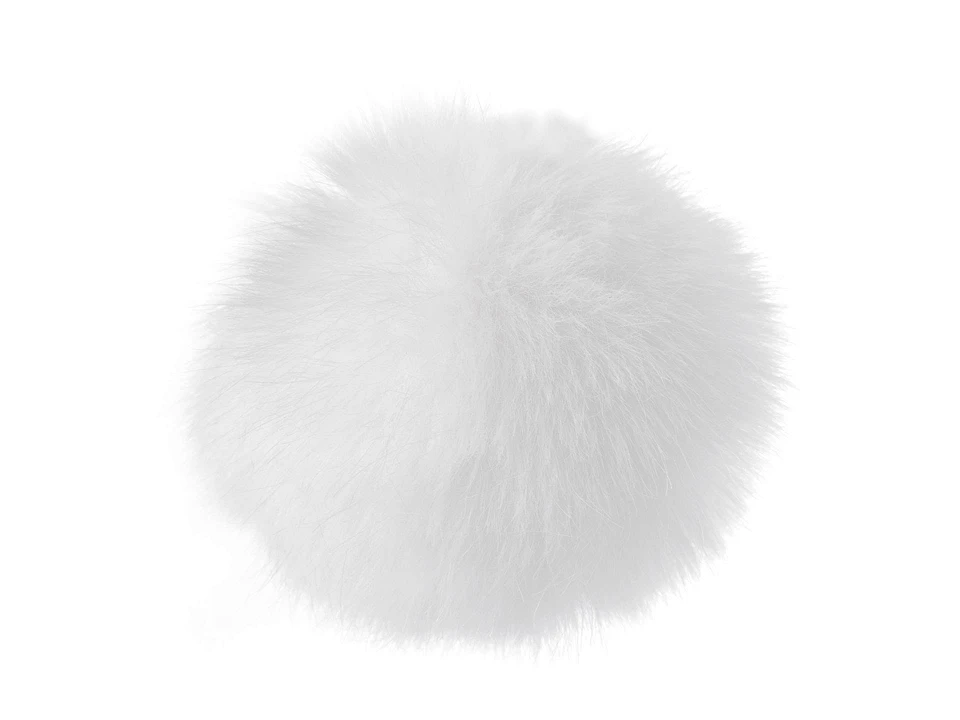 Kožušinový brmbolec s pútkom Ø14 cm-1ks