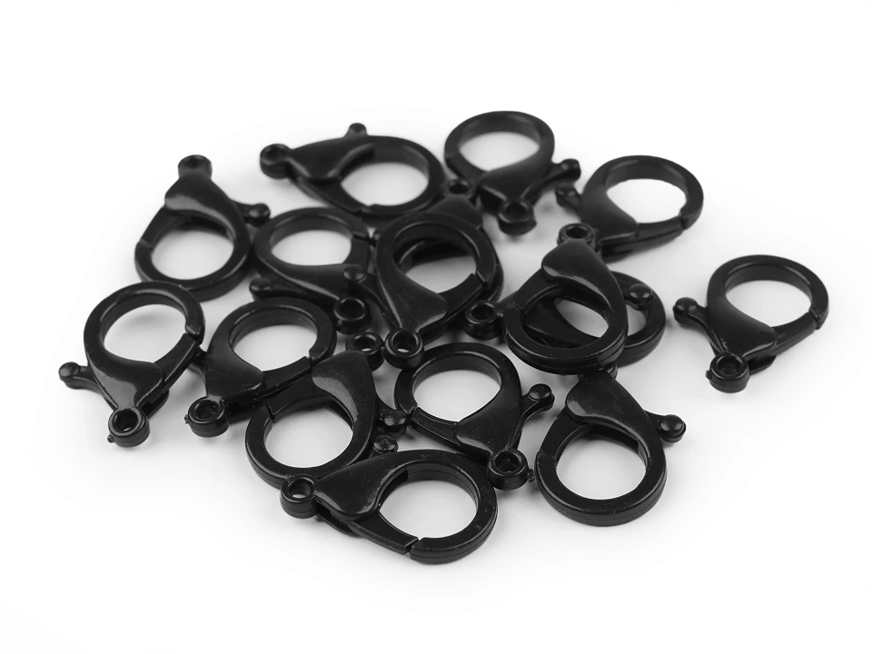 Plastová karabína prievlak 2,2 mm-10ks