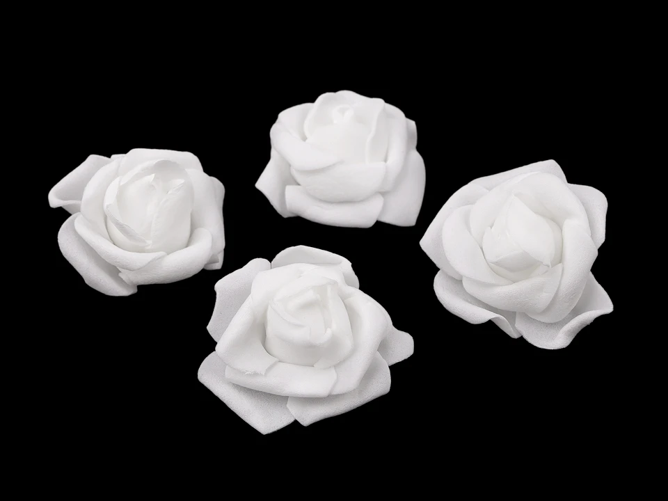Dekoračná penová ruža Ø4-5 cm-10ks