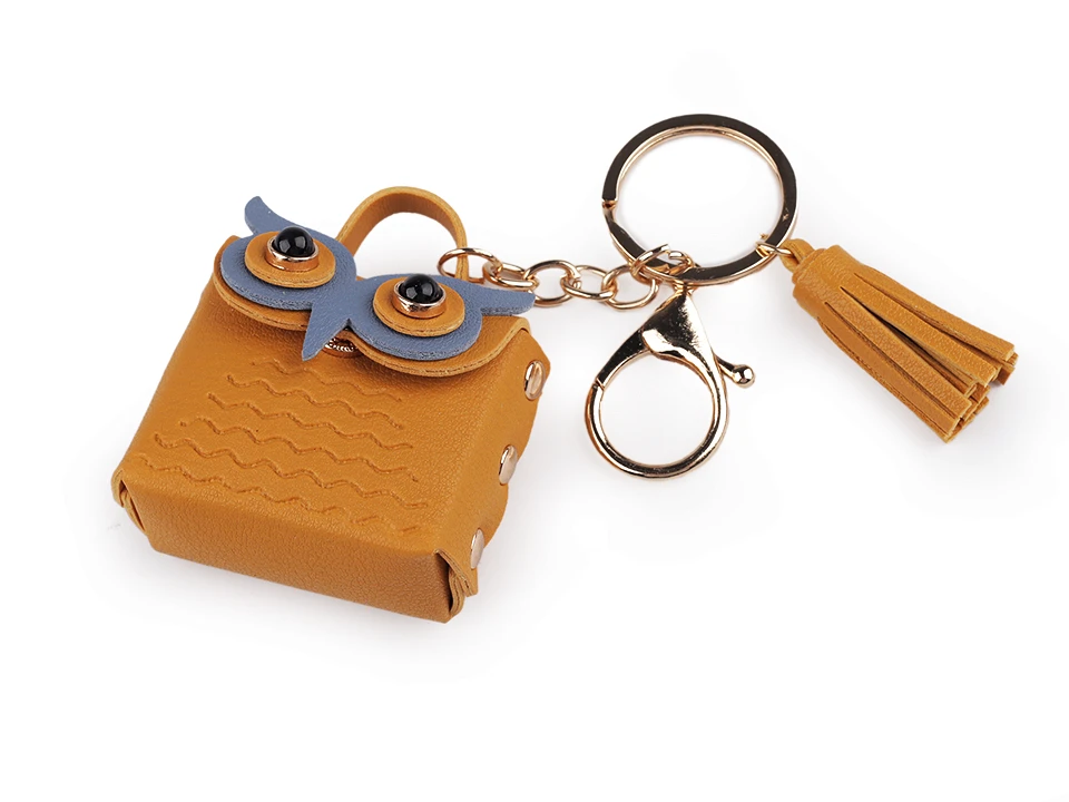 Prívesok minikabelka na batoh / kľúče sova