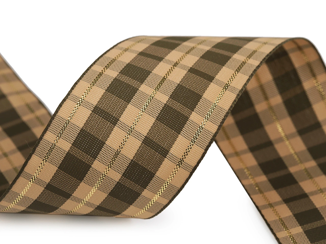 Károvaná stuha šírka 40 mm- 1m