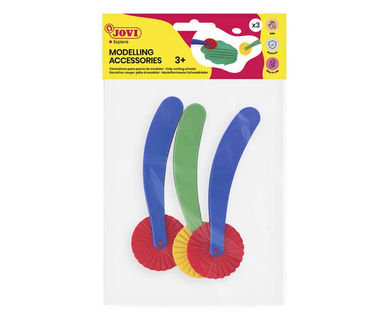 JOVI vykrajovacie koliečká 3 ks
