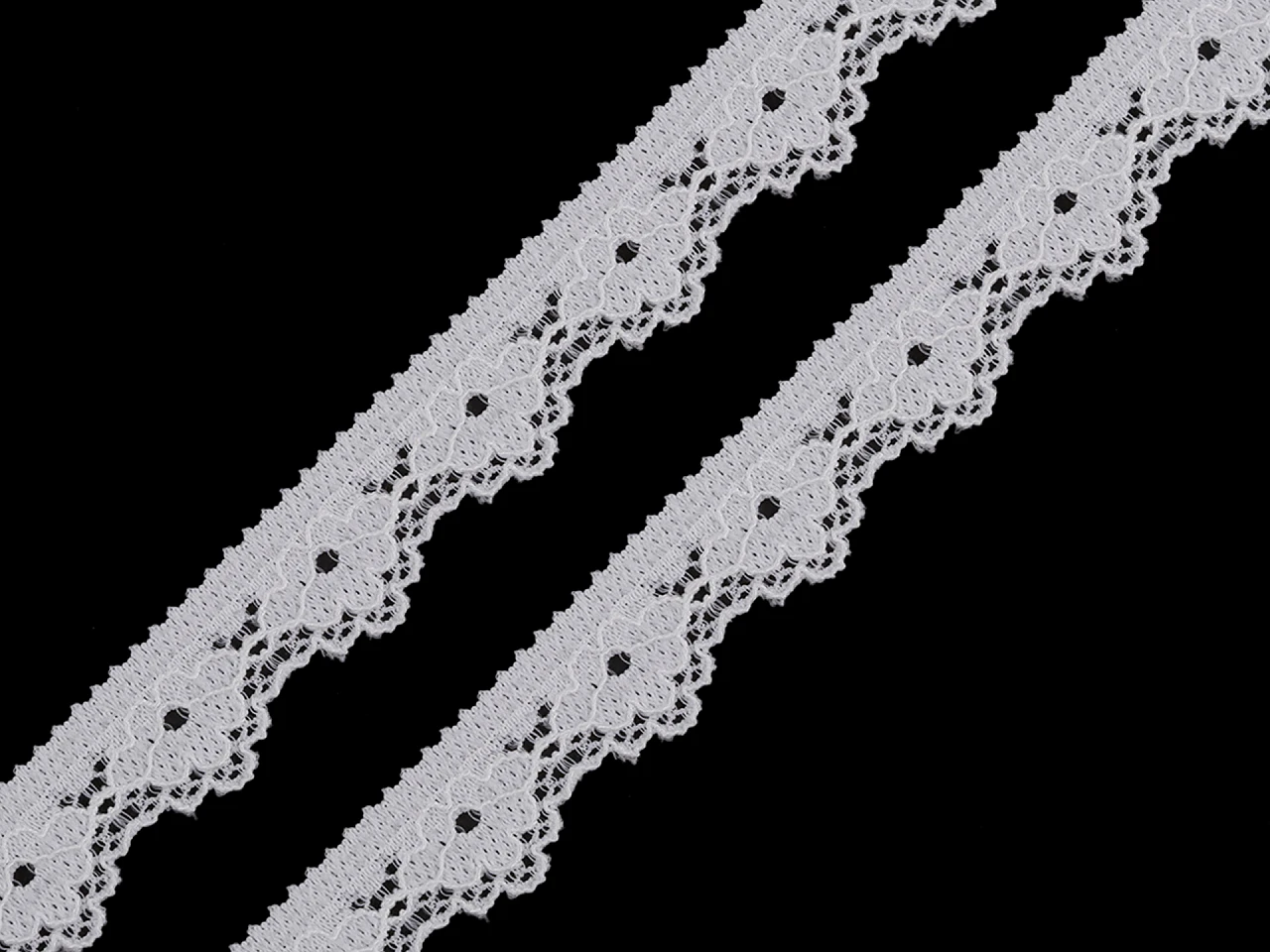 Elastická čipka šírka 15 mm- 1m