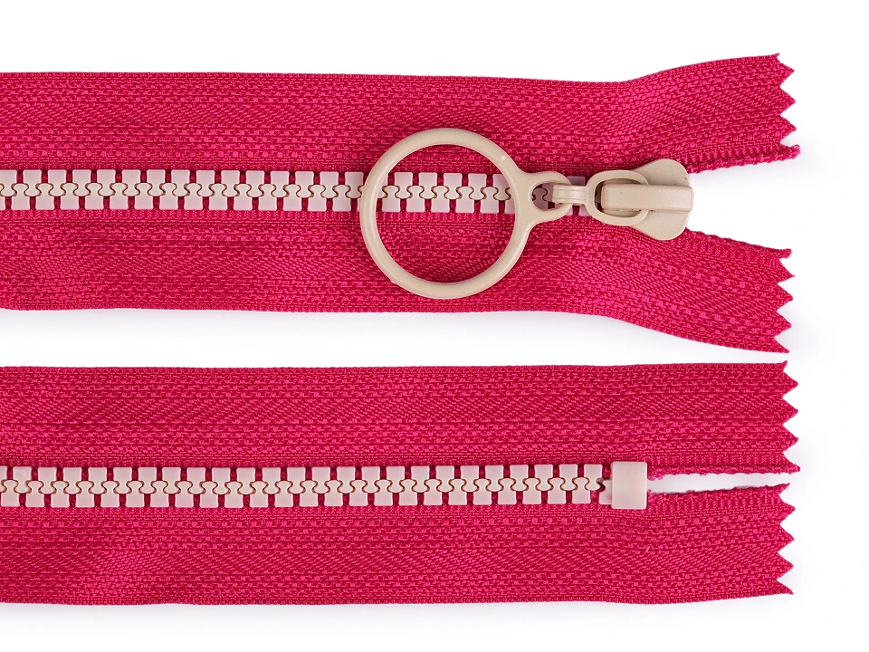 Kostený zips farebný No 5 dĺžka 20 cm