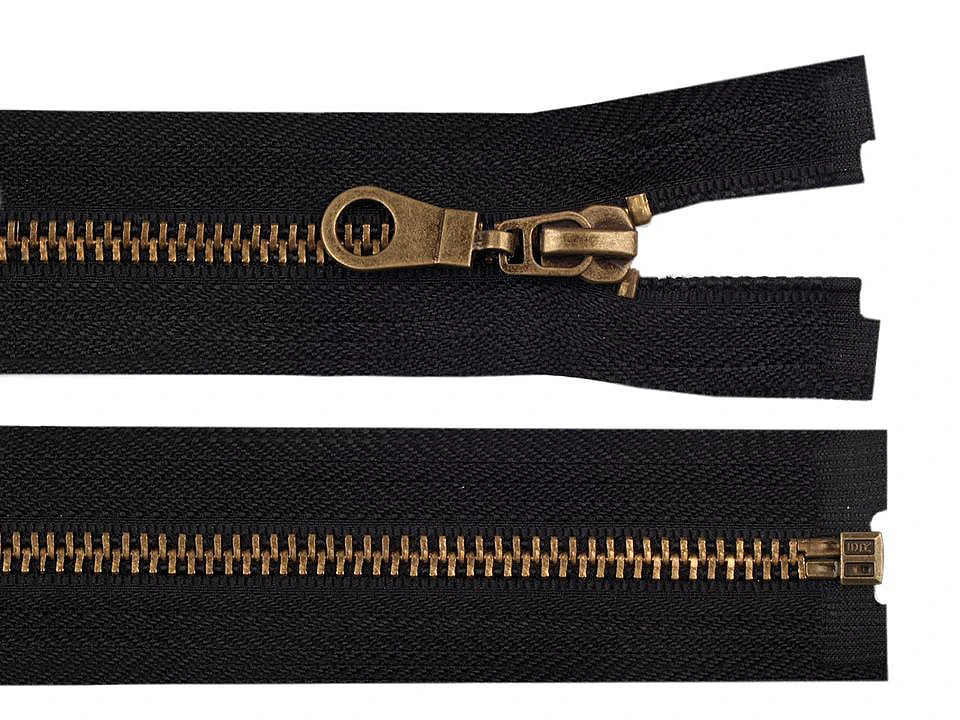 Staromosadzný zips No 5 dĺžka 90 cm bundový- 1ks