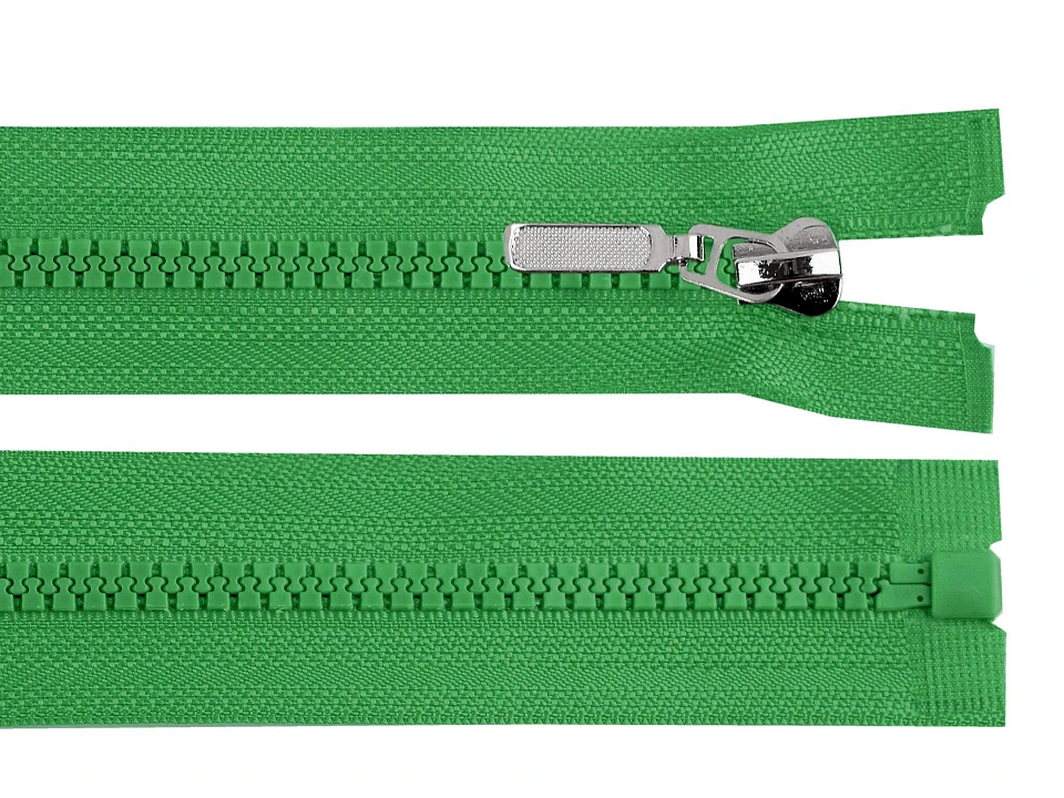 Kostený zips No 5 dĺžka 30 cm s ozdobným jazdcom- 1ks