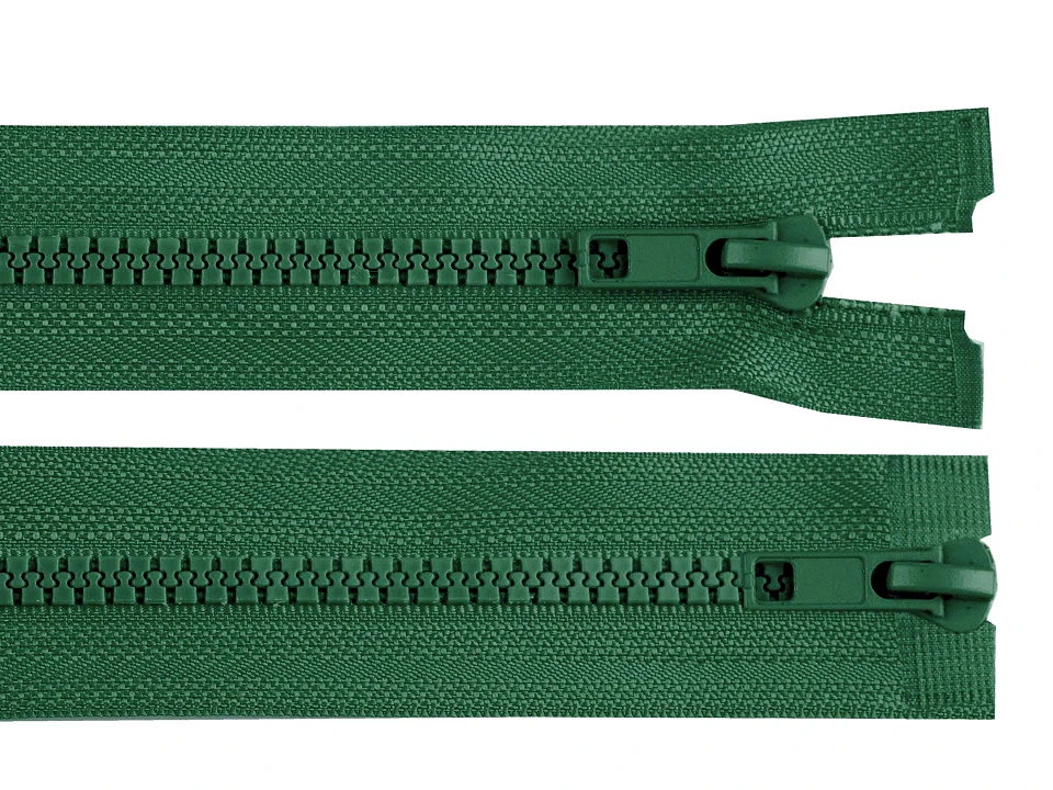 Zips kostený 5 mm deliteľný 2 jazdce / dvojcestný 85 cm bundový -1ks
