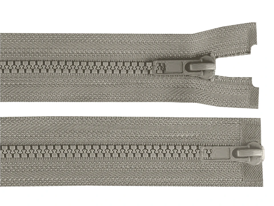 Zips kostený 5 mm deliteľný 2 jazdce / dvojcestný 85 cm bundový -1ks