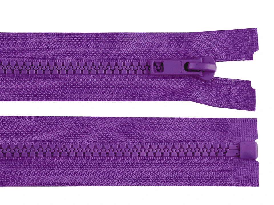 Kostený zips šírka 5 mm dĺžka 70 cm bundový -1ks