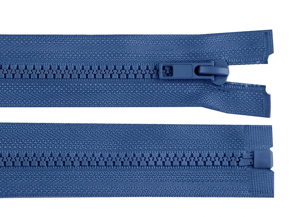 Kostený zips šírka 5 mm dĺžka 70 cm bundový -1ks