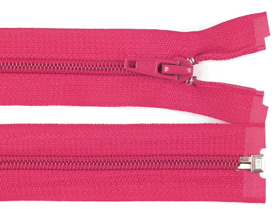 Špirálový zips šírka 5 mm dĺžka 40 cm bundový POL-1ks