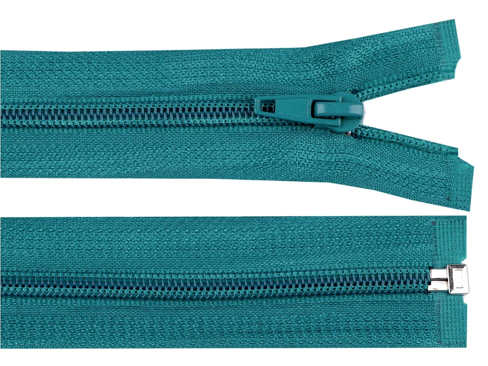 Špirálový zips šírka 5 mm dĺžka 40 cm bundový POL-1ks